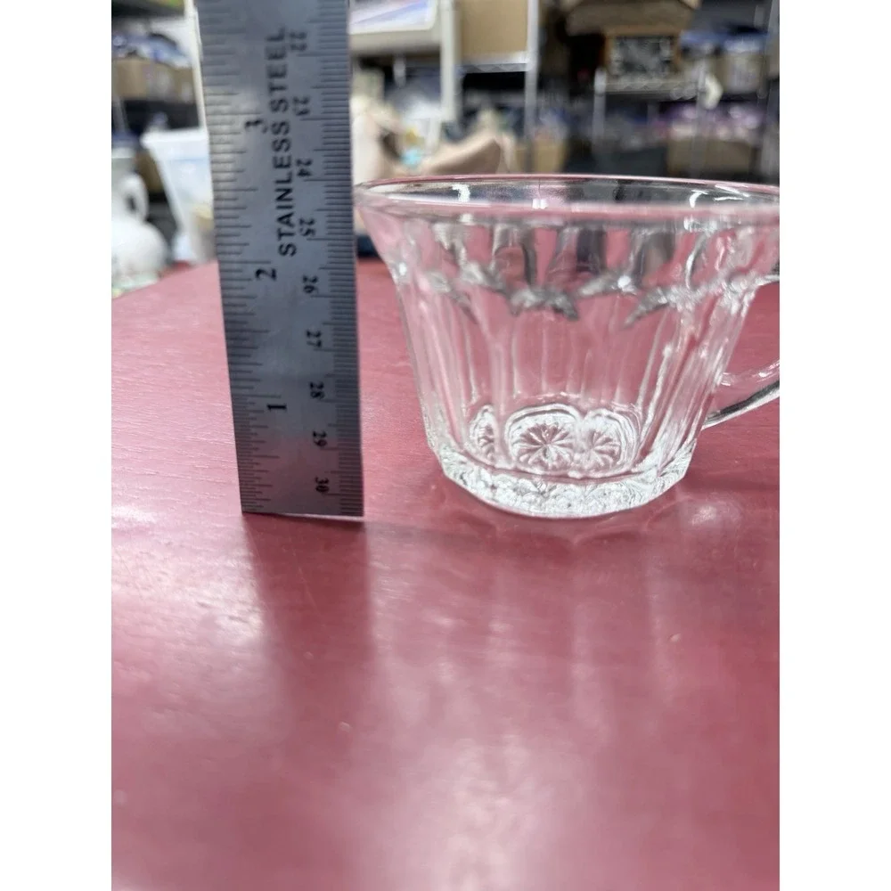 Vintage Clear Punch Cup,‎ Single, Anchor Hocking Colonial